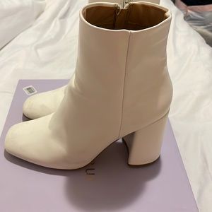 Madden Girl White Boots